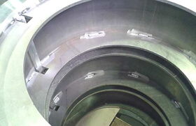 Teststand Hochvoltsupraleiter Ansicht von oben