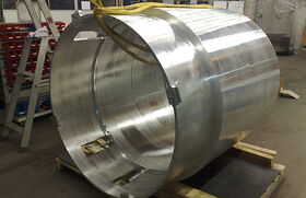 Teststand Hochvoltsupraleiter mit elektropolierter Oberfläche